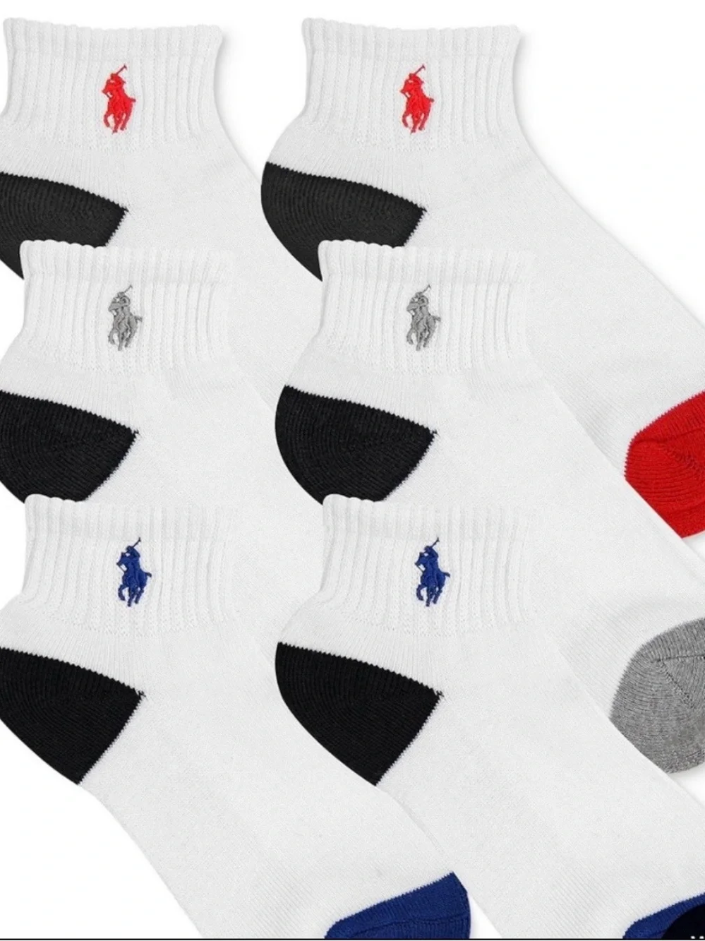 Polo Ralph Lauren Color-Blocked  Socks